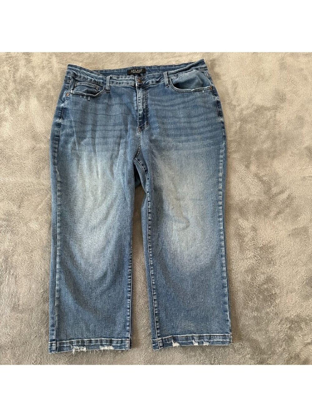Judy Blue Light Wash Wide Leg Jeans